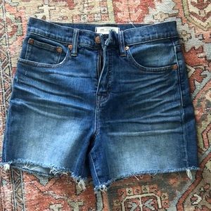 Madewell cut off shorts